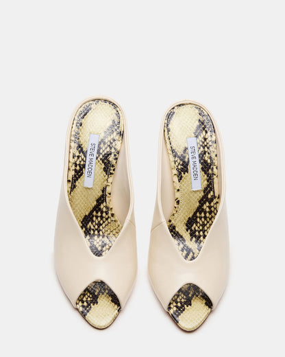 Steve Madden AGAZE Bone Multi Peep-Toe Stiletto Women's Heel