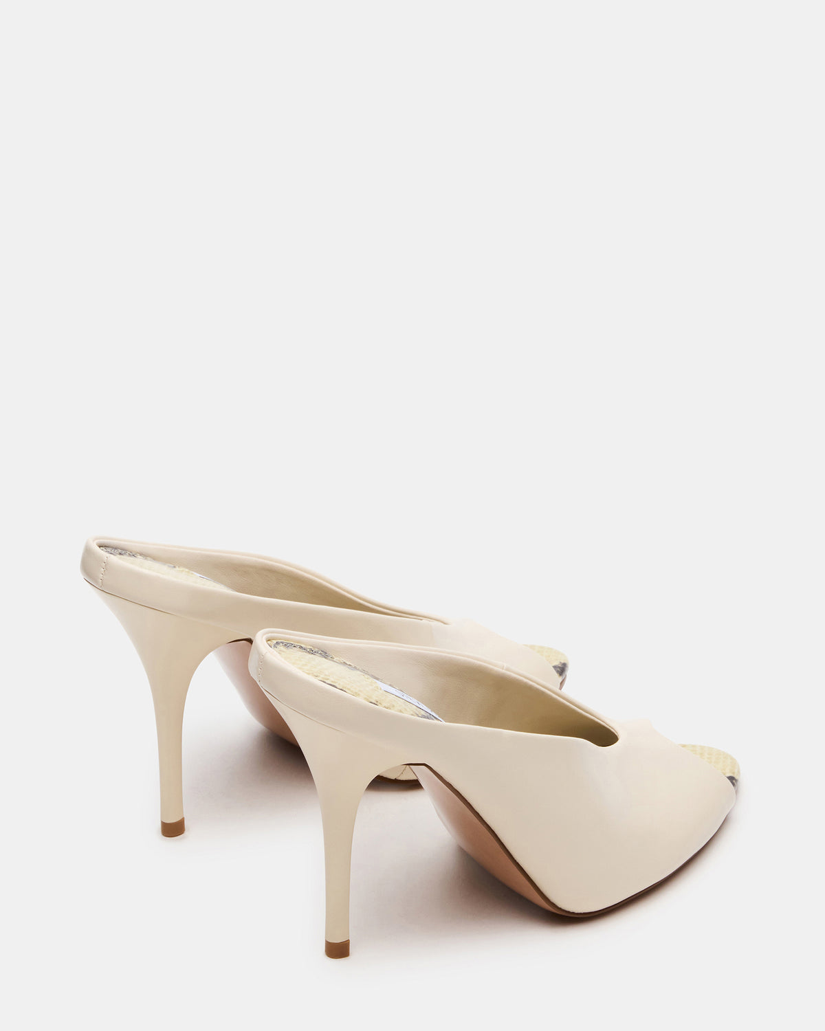 Steve Madden AGAZE Bone Multi Peep-Toe Stiletto Women's Heel