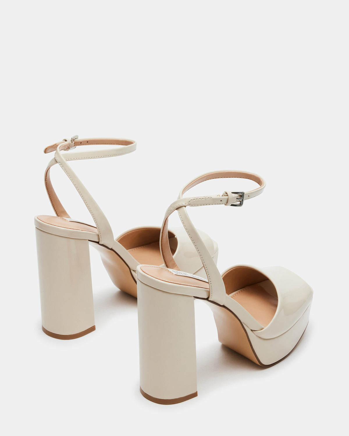 Steve Madden LOURDES Bone Patent Platform Heel | Women's Heels