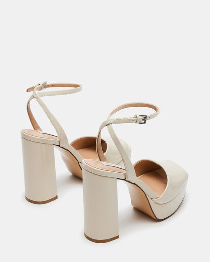 Steve Madden LOURDES Bone Patent Platform Heel | Women's Heels