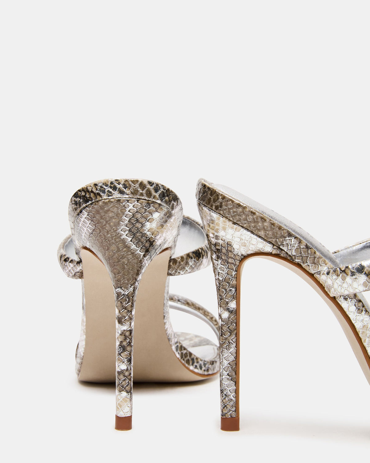 Steve Madden SATURN Snake Stiletto Mule Women's Heel