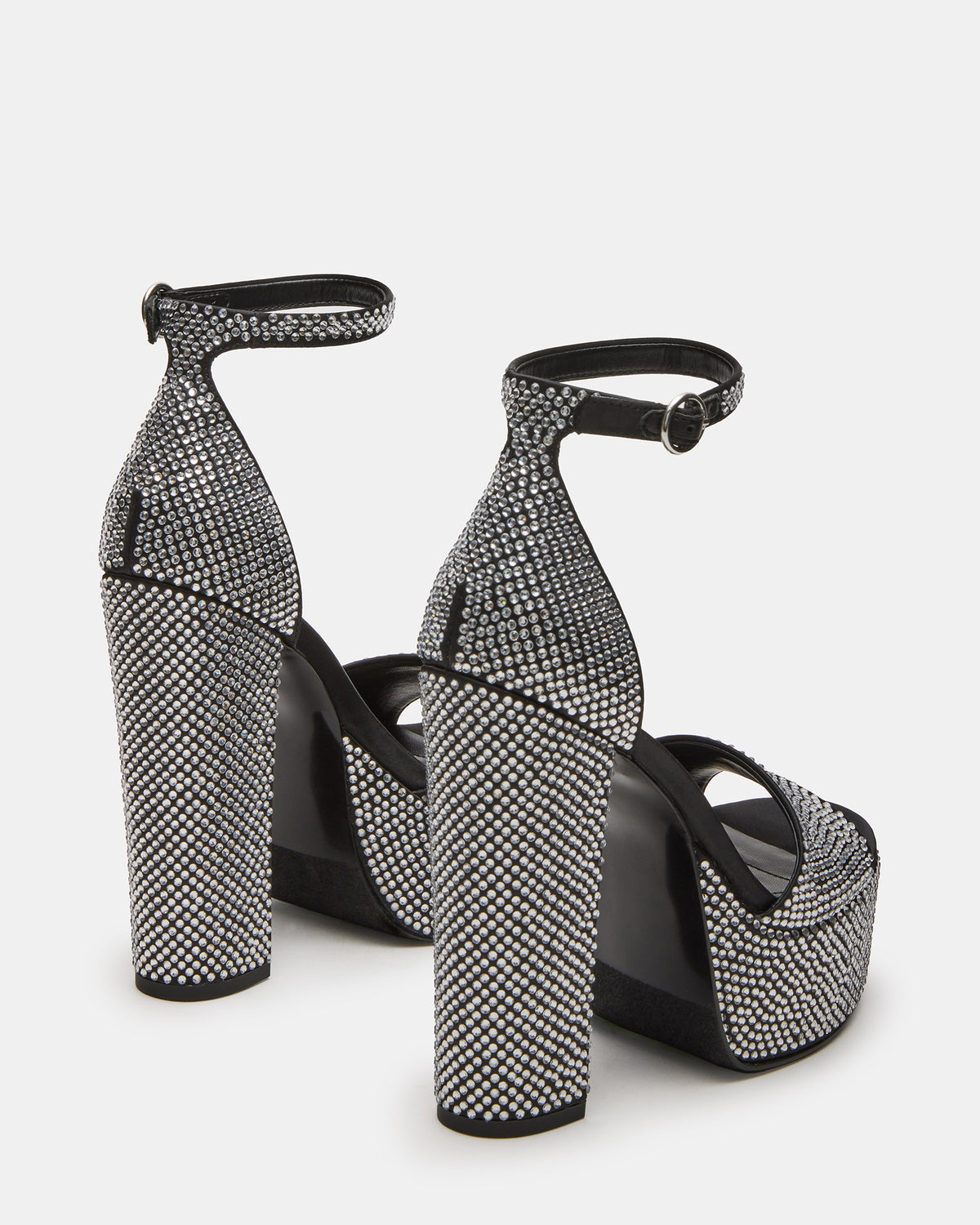 Steve Madden GLAM Rhinestones Platform Block Heel | Women's Heels