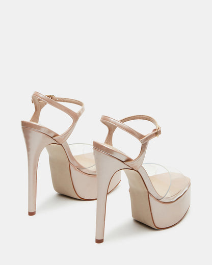 Steve Madden COLOGNE Clear Platform Stiletto Women's Heel