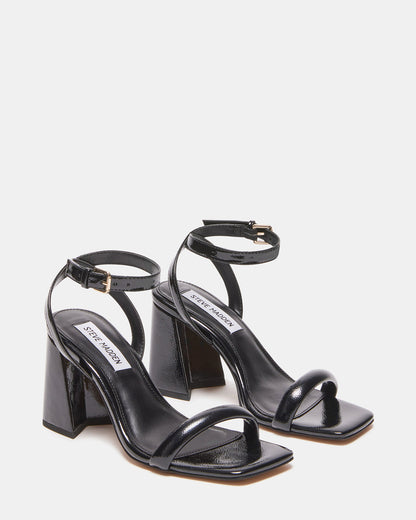 Steve Madden GRETIN Black Square Toe Heels | Women's Heels