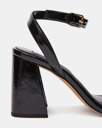 Steve Madden GRETIN Black Square Toe Heels | Women's Heels