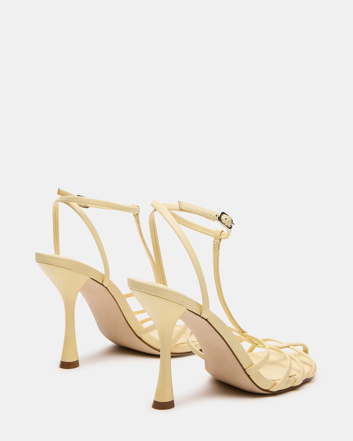 Steve Madden TILDAH BUTTER Leather Strappy Rounded Toe Women's Heel