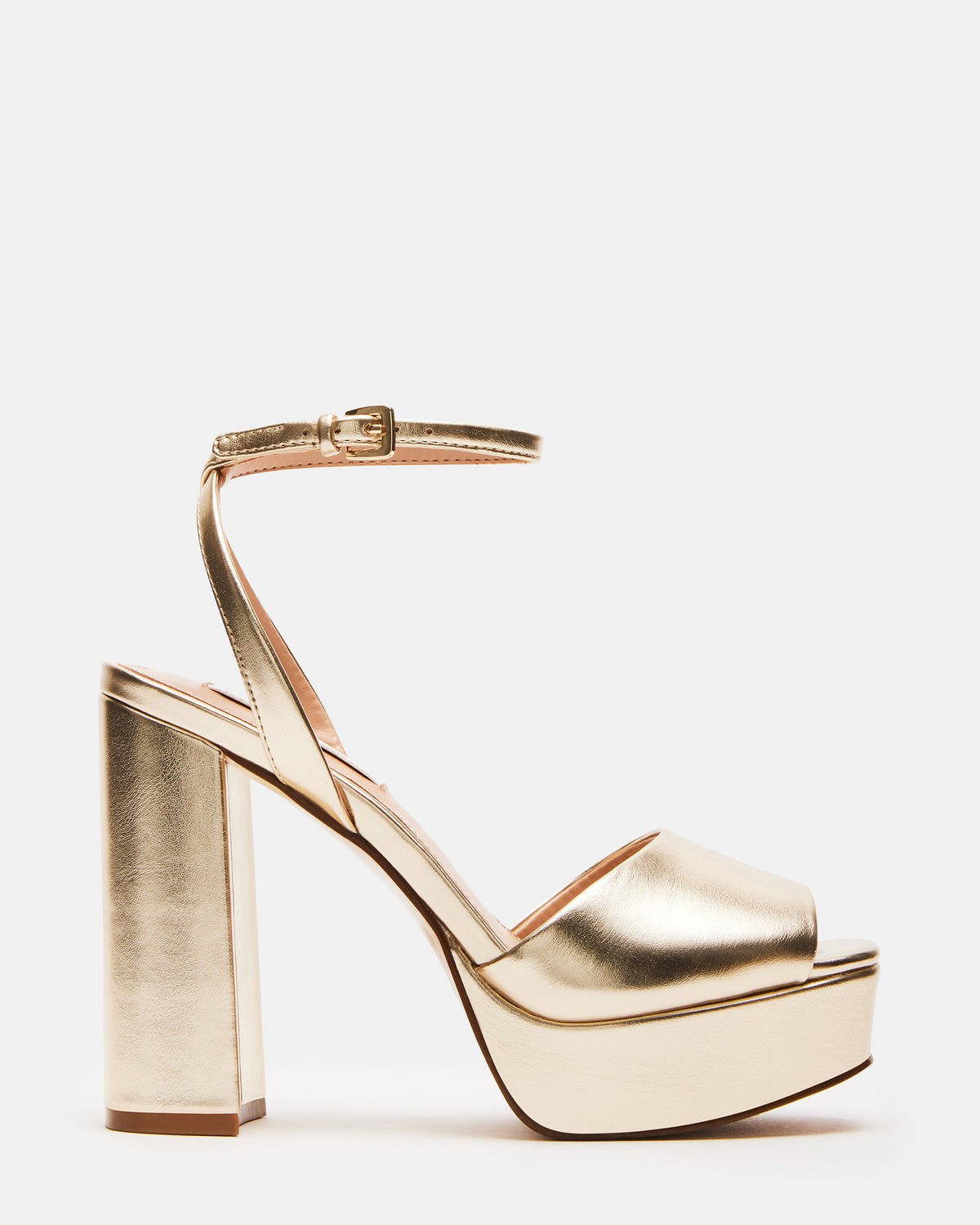 Steve Madden LOURDES Champagne Platform Heel | Women's Heels