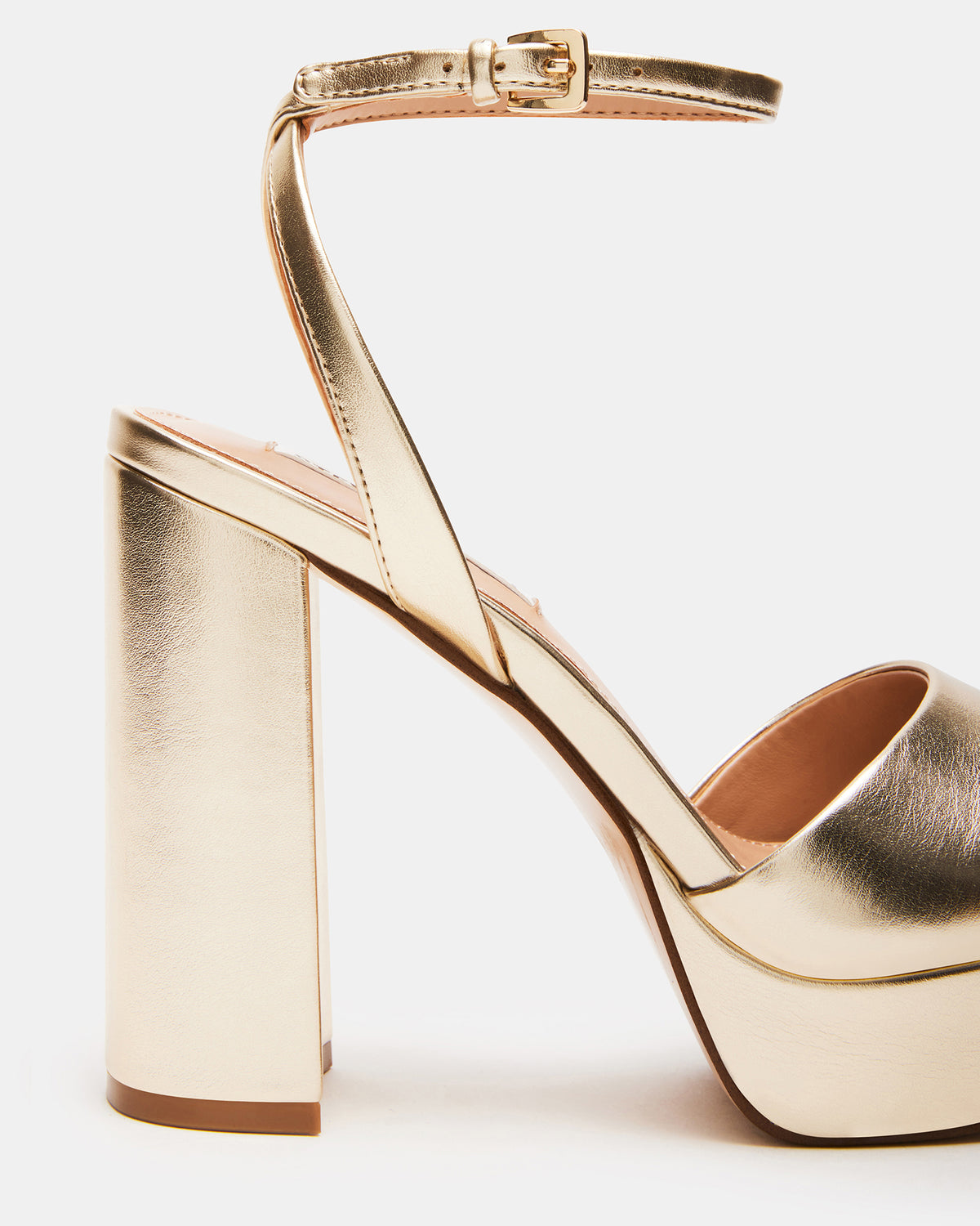 Steve Madden LOURDES Champagne Platform Heel | Women's Heels