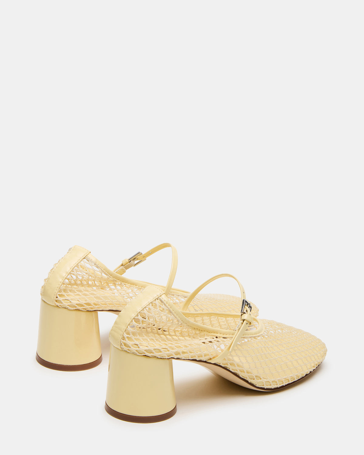 Steve Madden RAYNOR Butter Women's Mary Jane Mesh Block Heel