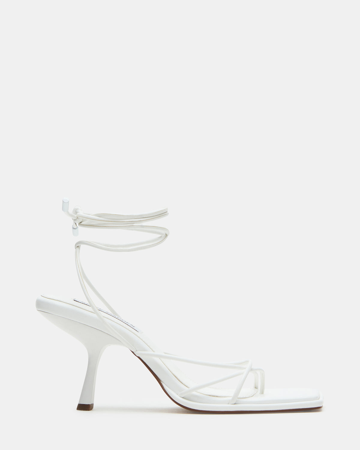Steve Madden JOLENE White Strappy Lace-Up Heel | Women's Heels