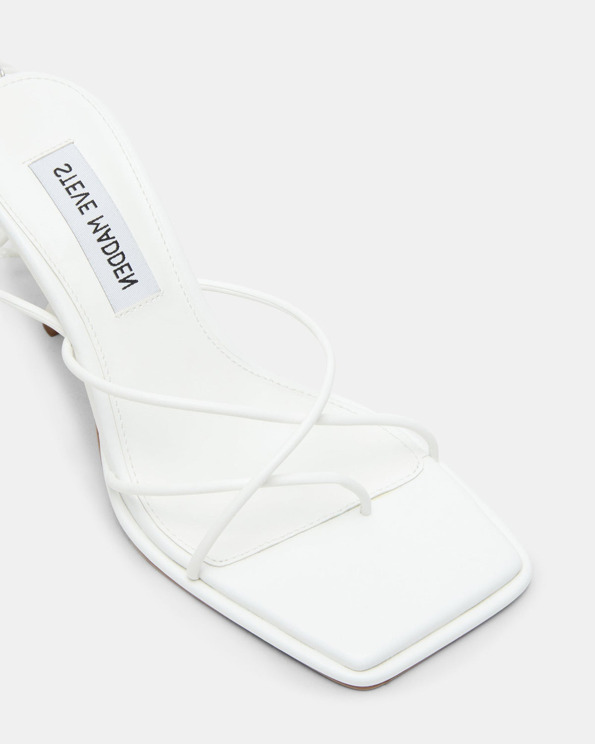 Steve Madden JOLENE White Strappy Lace-Up Heel | Women's Heels