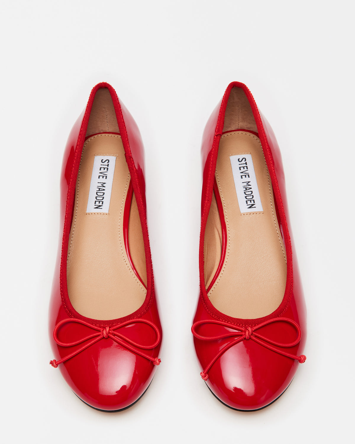 Steve Madden CHERISH Red Patent Women's Slip-On Heel