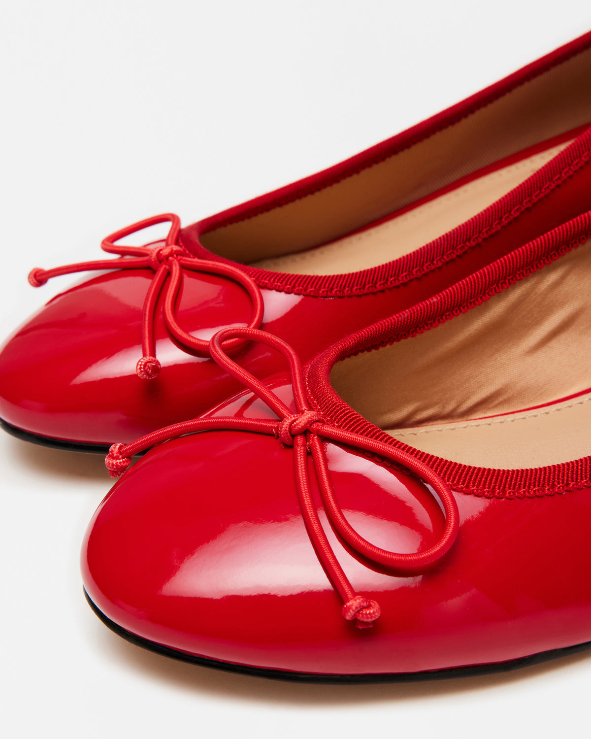 Steve Madden CHERISH Red Patent Women's Slip-On Heel