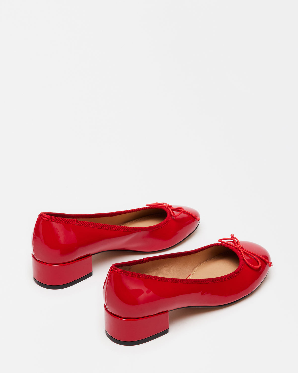 Steve Madden CHERISH Red Patent Women's Slip-On Heel