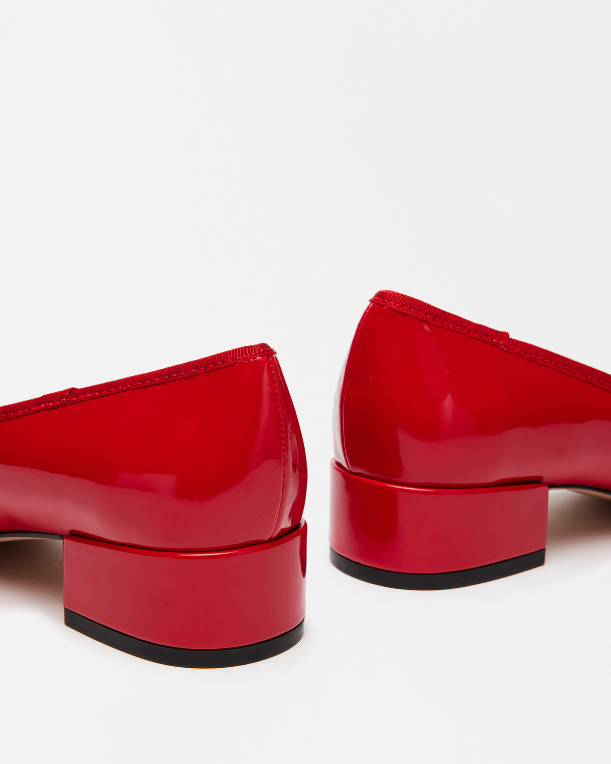 Steve Madden CHERISH Red Patent Women's Slip-On Heel