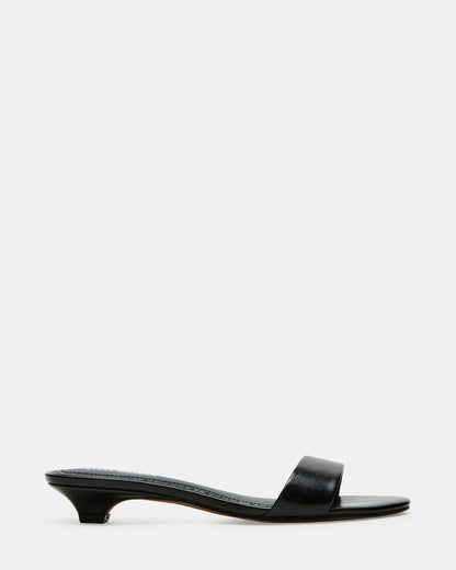 Steve Madden BERRY Black Women's Mule Kitten Heel