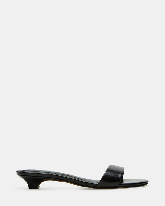 Steve Madden BERRY Black Women's Mule Kitten Heel