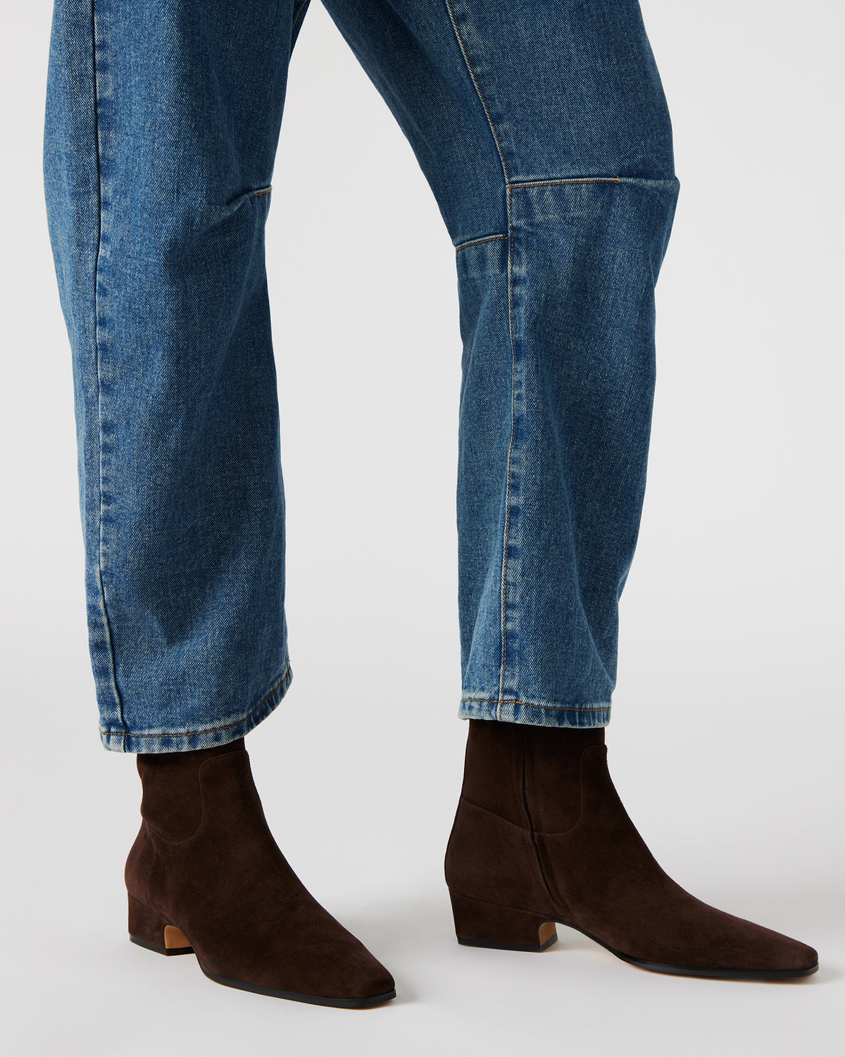 Steve Madden DUSTY Chocolate Brown Suede Women's Ankle Boot