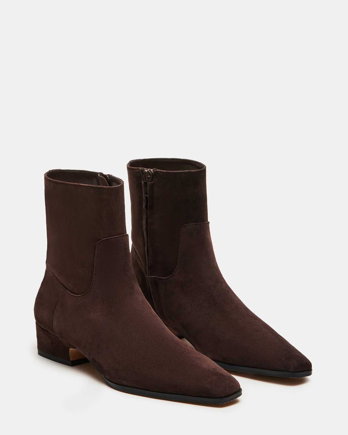Steve Madden DUSTY Chocolate Brown Suede Women's Ankle Boot