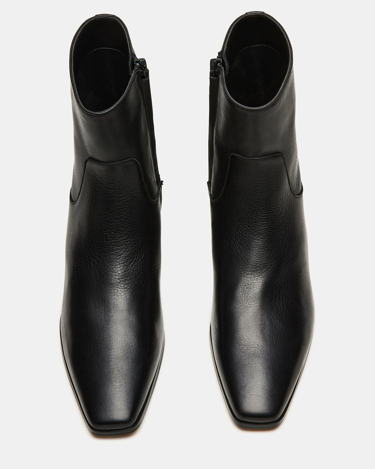 Steve Madden DUSTY Black Leather Women's Ankle Boot