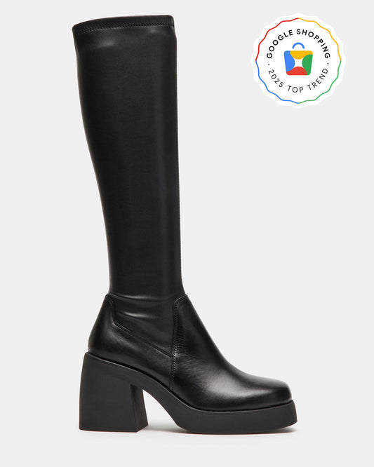 Steve Madden BERKLEIGH Black Women's Knee High Boot