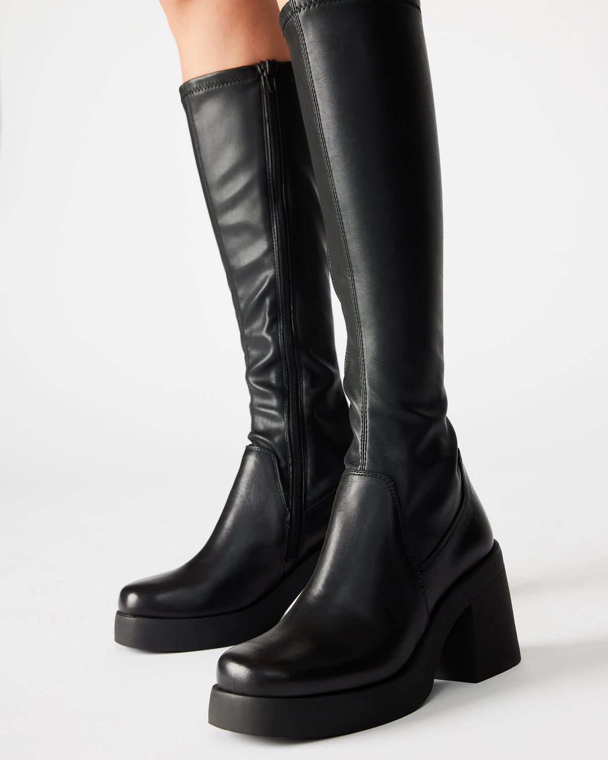Steve Madden BERKLEIGH Black Women's Knee High Boot