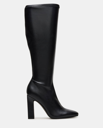 Steve Madden ARIA Black Wide Calf Knee-High Women's Boot