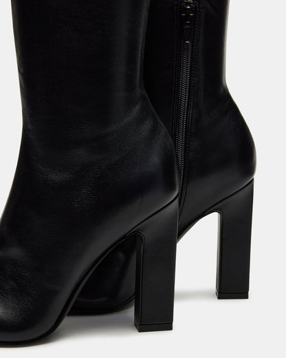 Steve Madden ARIA Black Wide Calf Knee-High Women's Boot