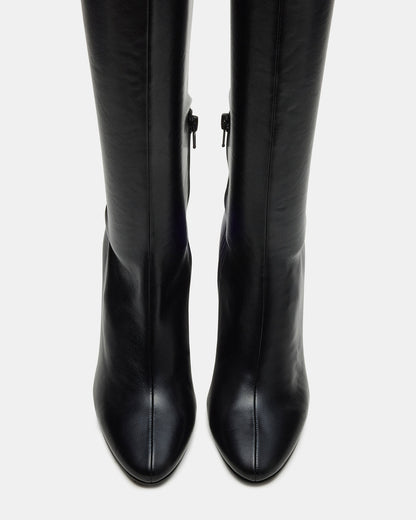 Steve Madden ARIA Black Wide Calf Knee-High Women's Boot