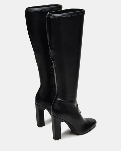 Steve Madden ARIA Black Wide Calf Knee-High Women's Boot