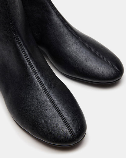 Steve Madden FINCH Black Round Toe Women's Ankle Boot