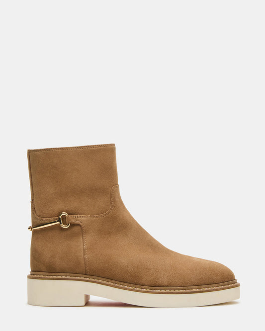 Steve Madden DIABLO Taupe Suede Women's Ankle Boot