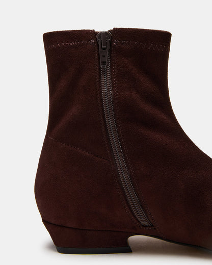 Steve Madden FINCH Brown Round Toe Women's Ankle Boot