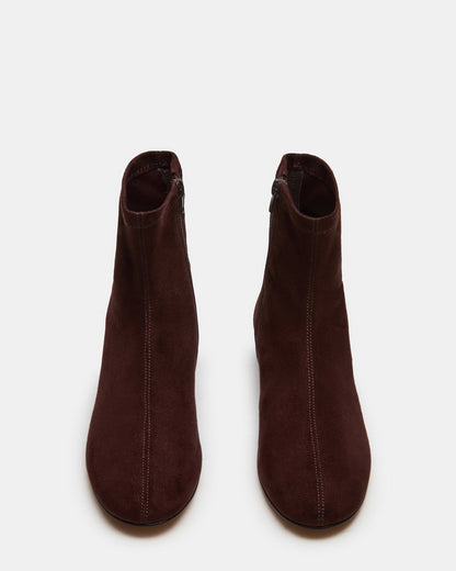 Steve Madden FINCH Brown Round Toe Women's Ankle Boot