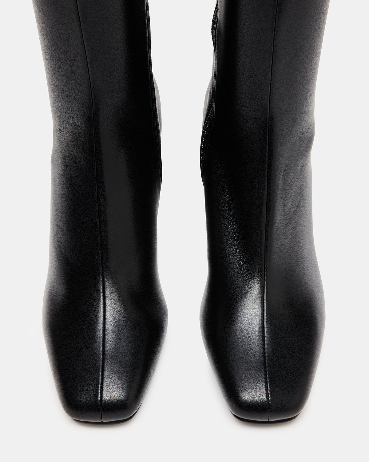 Steve Madden HOLLY Black Women's Knee-High Square-Toe Boot