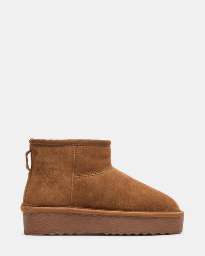 Steve Madden COMFY Chestnut Suede Women's Ankle Boot