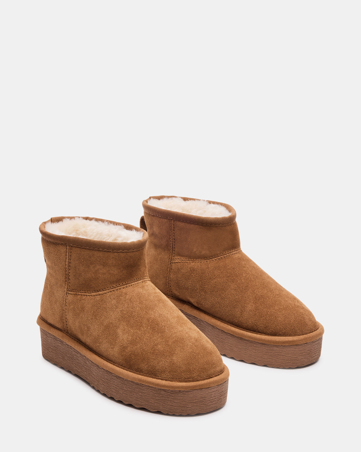 Steve Madden COMFY Chestnut Suede Women's Ankle Boot