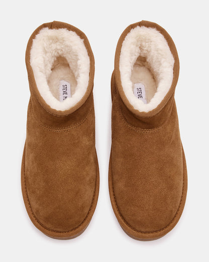 Steve Madden COMFY Chestnut Suede Women's Ankle Boot