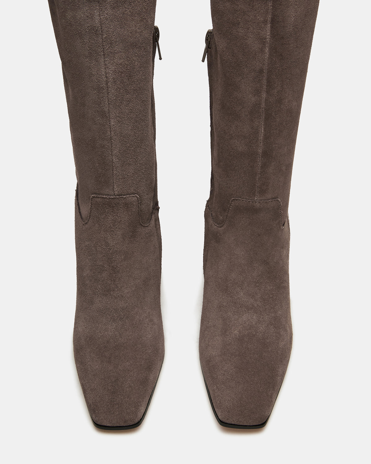Steve Madden STRATUS Grey Suede Over-The-Knee Boot | Women's Boots
