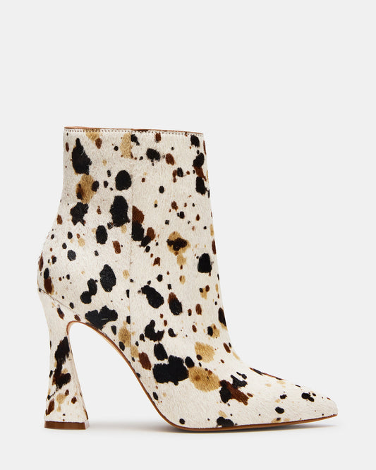 Steve Madden BOLERO Tan Multi Pointed-Toe Heeled Women's Ankle Boot