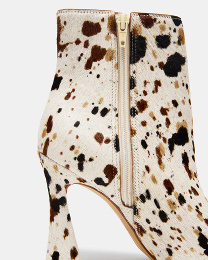 Steve Madden BOLERO Tan Multi Pointed-Toe Heeled Women's Ankle Boot