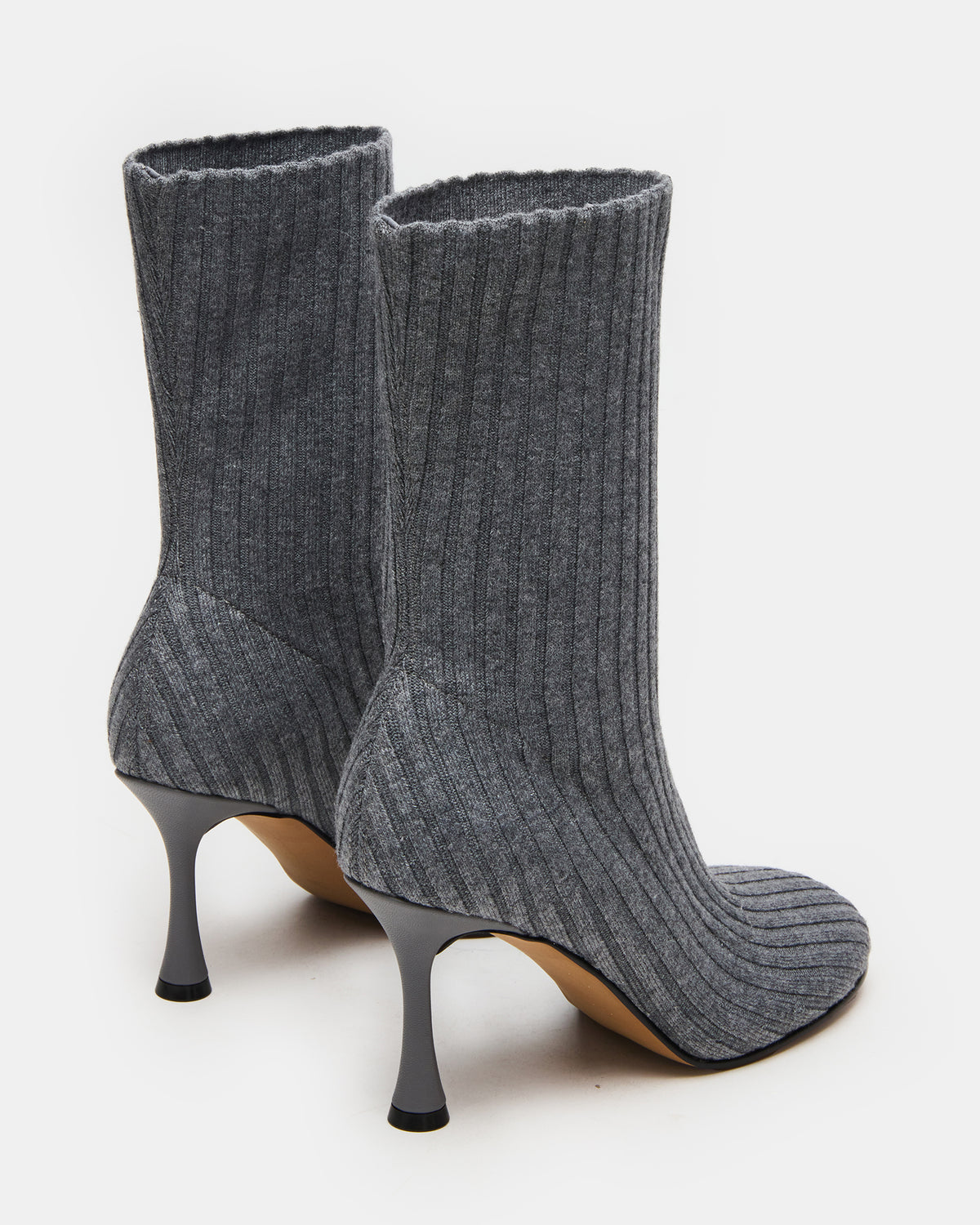 Steve Madden LORENZA Knit Grey Women's Ankle Boot