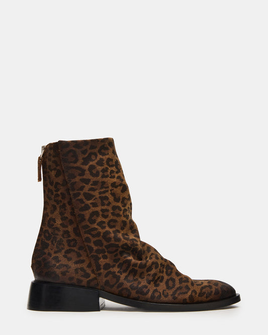 Steve Madden NEXIE Leopard Women's Pointed-Toe Ankle Boot