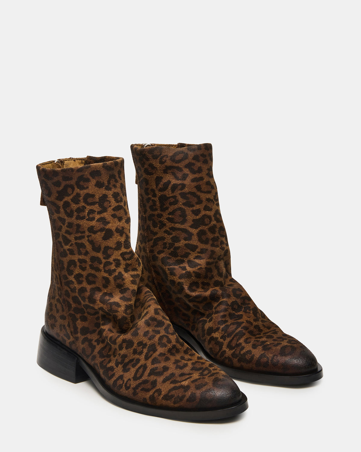 Steve Madden NEXIE Leopard Women's Pointed-Toe Ankle Boot