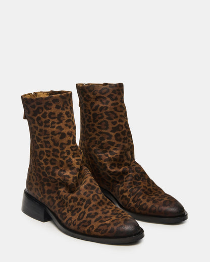 Steve Madden NEXIE Leopard Women's Pointed-Toe Ankle Boot