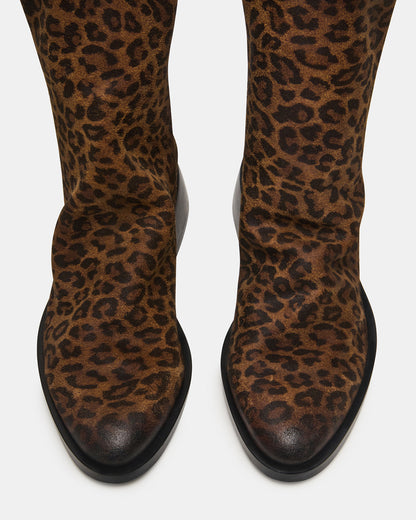Steve Madden NEXIE Leopard Women's Pointed-Toe Ankle Boot