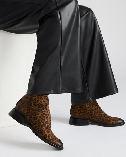 Steve Madden NEXIE Leopard Women's Pointed-Toe Ankle Boot