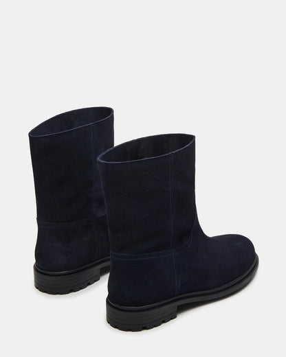Steve Madden BATES Navy Suede Women's Boot