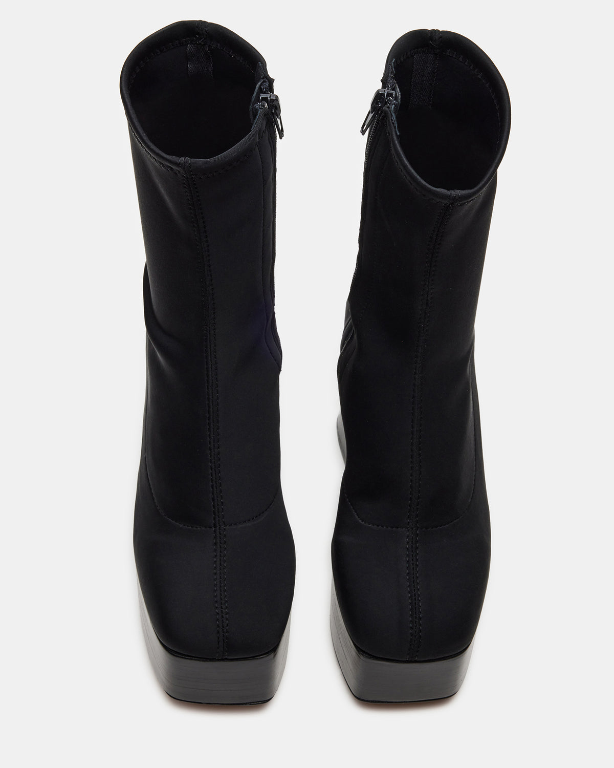 Steve Madden SOHO Black Super Platform Ankle Boot | Women's Booties