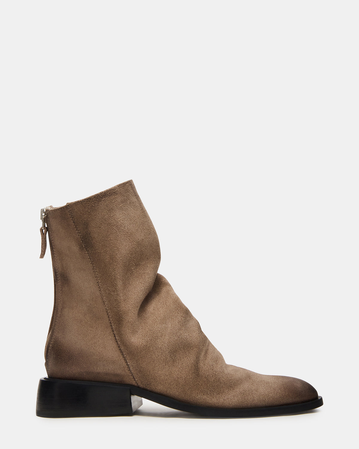 Steve Madden NEXIE Taupe Suede Women's Pointed-Toe Ankle Boot